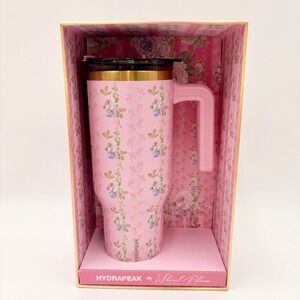Hydrapeak Voyager 40oz Tumbler Floral Bloom Limited Edition Pink Rose Insulated